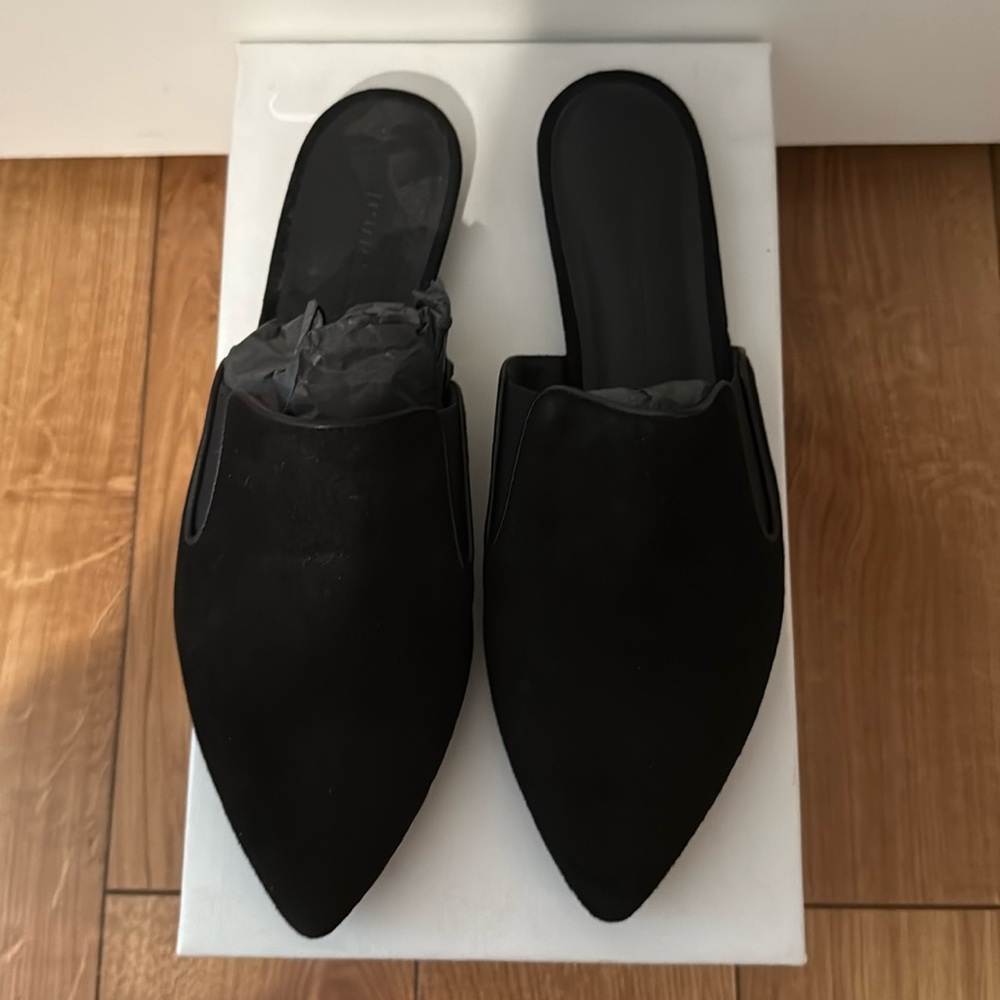 Jenni Kayne NEW black suede mule size 36 or 6